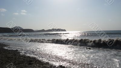 panorama of the sea