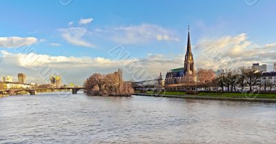 The view from the Iron Bridge