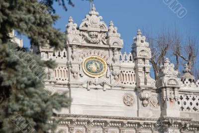 Entrance of Dolmabache Palace - Close up