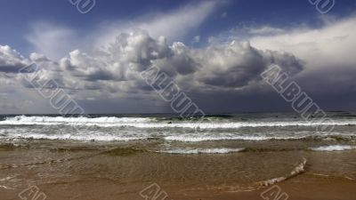 clouds over the Mediterranean Sea