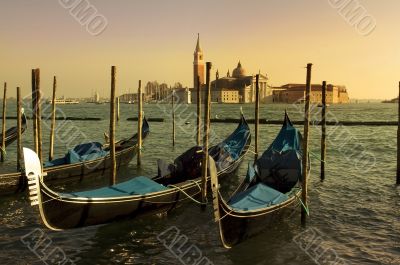 Venetian gondolas