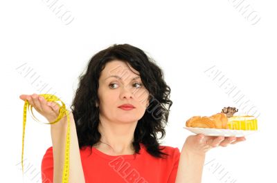 woman with measuring tape