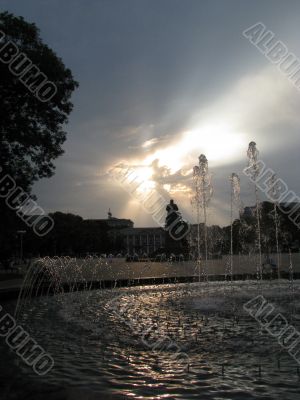 City fountain