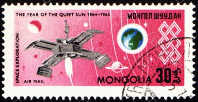 Space exploration on post stamp