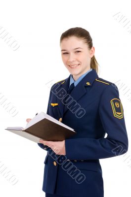 girl in uniform