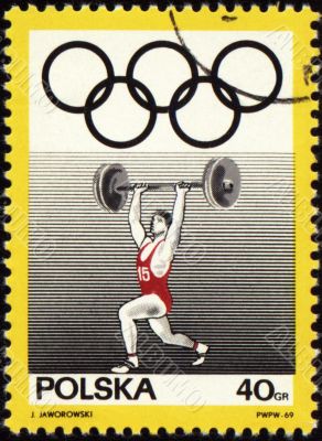 Weight kifter on post stamp