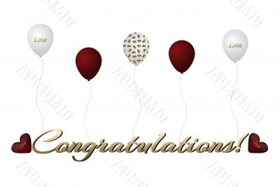Balloons and Congratulations