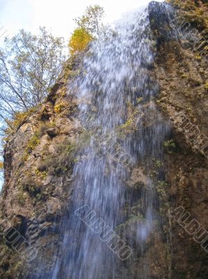 Honey waterfalls in autumn time. Honey waterfalls in autumn time.