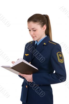 girl in uniform