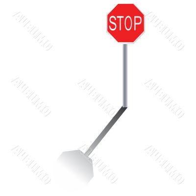 Traffic sign. Vector illustration