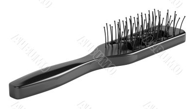 Black hairbrush