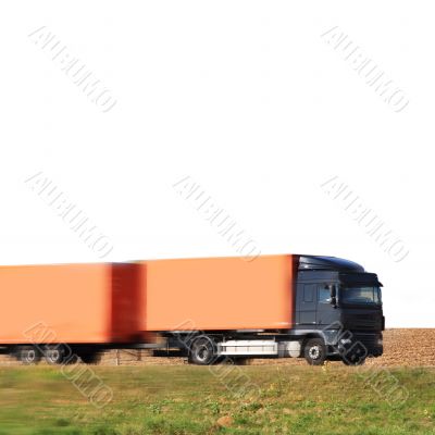 isolated truck