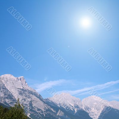 the sun is shining in the mountain country the sun is shining in the mountain country