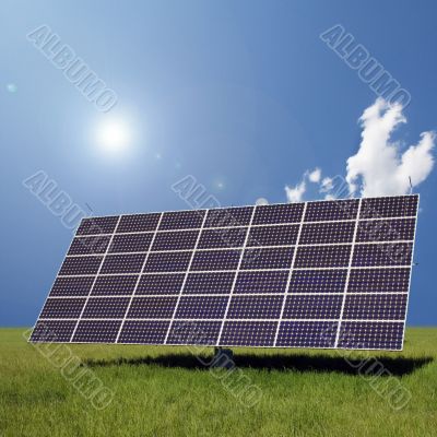  image of a big solar plant 