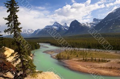 the mighty Canadian Rockies