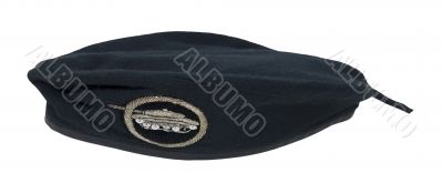 Black Beret With Sequin Tank