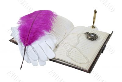 Book Pen Gloves and Watch