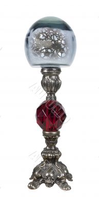 Vintage Crystal Globe of Working Gears