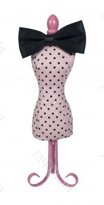 Dress Form with Bow Tie