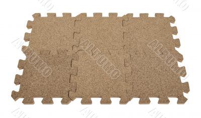 Cork Board Puzzle Pieces