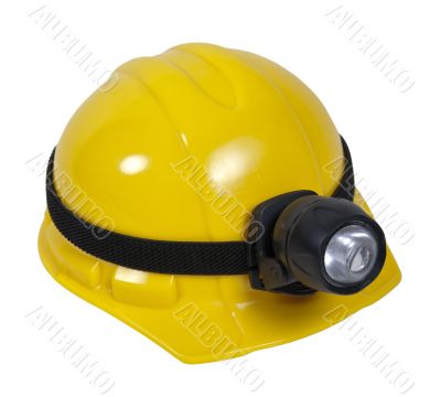 Hard Hat With Lamp