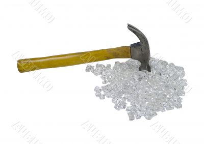 Hammer and Broken Glass