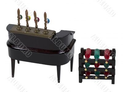 Home Bar with Wine rack