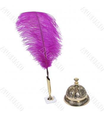 Formal Pen and Brass Service Bell