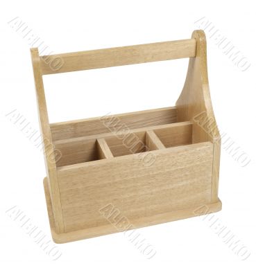 Empty Wooden Toolbox
