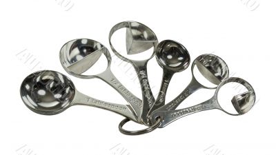 Silver Divided Measuring spoons