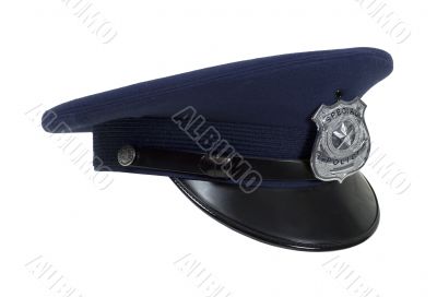 Police Cap in Profile