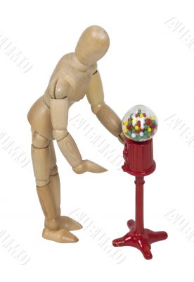 Getting a Gumball from a Gumball Machine