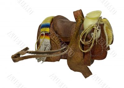 Old Western Saddle