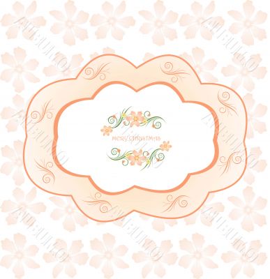 floral patterned frame