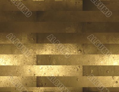 Background from gold strips