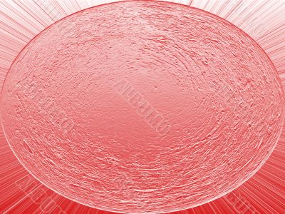 red round background