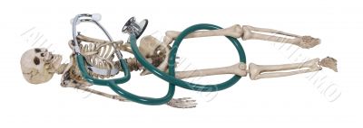 Skeleton and Stethoscope