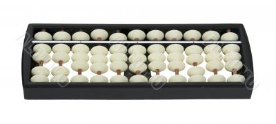 White Bead Abacus