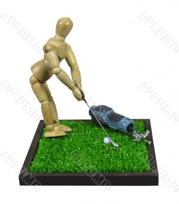 Teeing Off on the Green