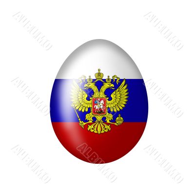 Egg with Russian eagle from the Tsarist 