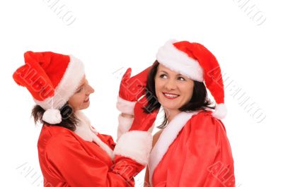 two santa