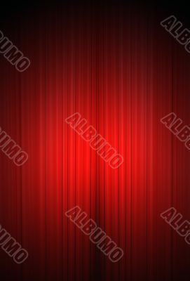 Theater curtain in vertical format