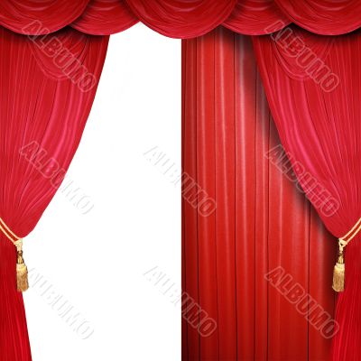 Half open theater stage Half open theater stage