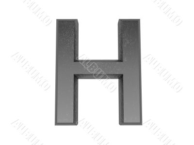 3d alphabet a in metal, on a white isolated background. 3d alphabet a in metal, on a white isolated background.