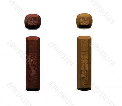 one letter of wooden alphabet. one letter of wooden alphabet.