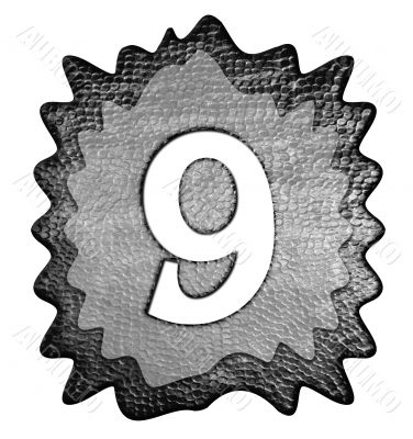 3d metal nine number 