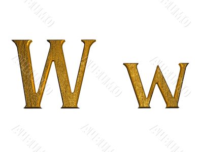 one letter of golden alphabet one letter of golden alphabet
