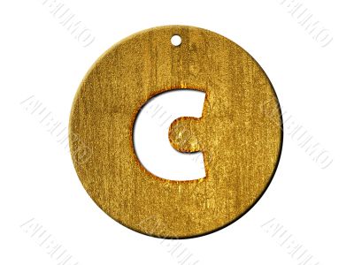 one letter of golden alphabet one letter of golden alphabet