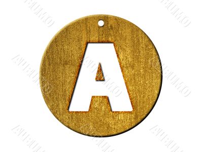 one letter of golden alphabet one letter of golden alphabet