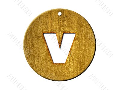 one letter of golden alphabet one letter of golden alphabet